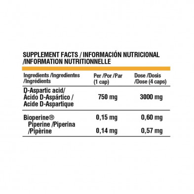 LIFE PRO ESSENTIALS DAA 750mg 120 vegancaps