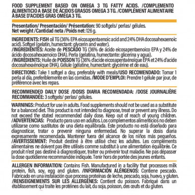 LIFE PRO OMEGA 3 PRO IFOS TG36/24 90 SOFTGEL